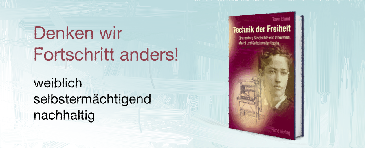 Werbeplakat zum Buch Technik der Freiheit